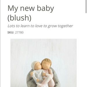 Willow Tree ‘My new baby’